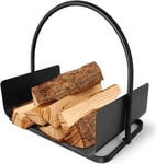 Amagabeli Panier À Bûches 45 X 30 X 43Cm Porte-Bûches De Cheminée Panier Bois De Chauffage Panier Porte Buche Cheminee Support À Bois De Chauffage Acier Panier Bois De Cheminée Intérieur/Extérieur