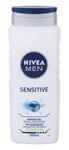 Nivea Men Sensitive suihkugeeli miehelle 500 ml