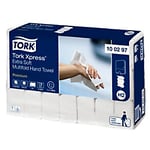 Tork Premium Hand Towels H2 M-fold White 2 Ply 100297 21 Packs of 100 Sheets