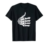 Funny Bones Hand Skeleton Thumbs Up Sarcastic Jokes Humor T-Shirt