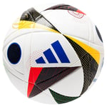 adidas Fotball FUSSBALLLIEBE League J290 EURO 2024 - Hvit/Sort/Blå, størrelse Ball SZ. 4