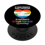I'm Your Mom Now Free Mom Hugs Rainbow Gay LGBT Pride Month PopSockets PopGrip Interchangeable