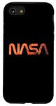 Coque pour iPhone SE (2020) / 7 / 8 Logo rétro de la NASA Mars Worm Patch Space Exploration Graphic