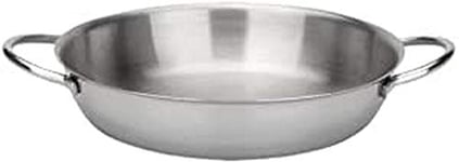 Ibili Dish Prisma Round 16 cm of Stainless Steel, Silver