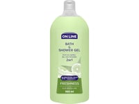 On Line 2-In-1 Freshness Bath Gel And Lotion 980Ml