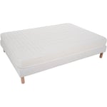 Elite Mattress - Ensemble 140x190 confort Sommier + Matelas Hauteur 15cm