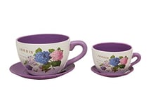 Mimbre Natural Deux Set De Deux Tasse Pot Jardin S/2 (33×25.5×16)