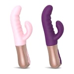 Love to Vibromasseur Rabbit Va-et-Vient Sassy Bunny - Couleur : Violet