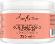 SheaMoisture Coconut & Hibiscus Curl Enhancer no silicones or sulphates smoothie