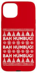 Coque pour iPhone 15 Plus Citation Anti-Noël de Dickens Scrooge un Bah Humbug