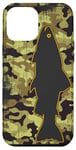 Coque pour iPhone 12 Pro Max Peche Mouche Truite Pecheur Camouflage