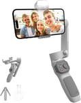 Smooth Q3 [Official] Stabilisateur Smartphone 3 Axes, Telephone Gimbal Pour Iphone Et Android Avec Trepied, Lumiere Intégrée Et Zoom, Pour Vlog, Vidéos Youtube Et Tiktok