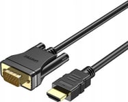 Unitek Hdmi Till Vga-Kabel, Fullhd 60Hz, 2M