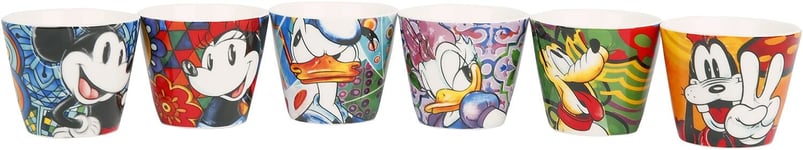 Mickey Mouse Mickey and Friends - Set of six espresso cups Cup multicolour