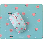 Pack 2 en 1 de Souris et Tapis de Souris avec Motif de cœurs de la Marque Mr.Wonderful