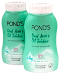 2 x 50g PONDS Dual Acne Oil Solution POWDER Spot Blemish Control