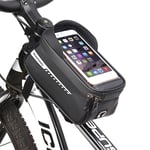 Waterproof Cycling Top Front Tube Frame Bag 6.5 Inch Bike Phone Bag