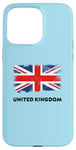 Coque pour iPhone 15 Pro Max Drapeau United Kingdom Angleterre Union Jack