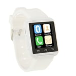 Montre Connectée Smartphone Android Kit Mains Libres Bluetooth Ecran 1.5' Blanc YONIS - Neuf