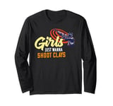 Sporting Clay Shooting Gift Trap Skeet Shooting Long Sleeve T-Shirt