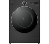 LG VX90 Series AI Direct Drive WiFi-enabled 9 kg 1400 Spin Washing Machine - Matte Black, Black