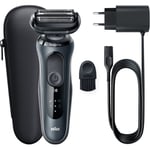 Braun Series 6 61-N1000s electric shaver Black 1 pc