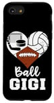 iPhone SE (2020) / 7 / 8 Ball Gigi Funny Football Volleyball Hockey Gigi Heart Case