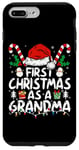 iPhone 7 Plus/8 Plus First Christmas As A Grandma Family Matching New Grandmother Case