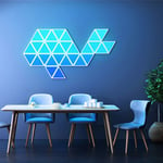 JAKROO RGB Triangle Lights, Smart LED Wall Lights 16 Million Colors Modular Light Panels DIY Geometry Splicing Quantums Night Light for Bedroom, Living Room, Office, 6 Pack