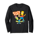 The Simpsons Bart Simpson Skate Fuel Skateboard Squishee Long Sleeve T-Shirt