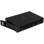 StarTech.com 2.5in SATA/SAS SSD/HDD to 3.5in SATA Hard Drive Converter - Storage bay adapter - 3.5" to 2.5" - black (25SATSAS35)