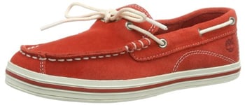 Timberland Casco Bay So Royal, Chaussures Bateau Unisexe - Enfant - Rouge - Rosso (Rot (Red)), 36 EU