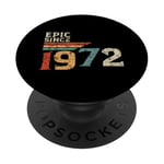 Epic since 1972 Original Vintage Birthday Est édition 1972 PopSockets PopGrip Adhésif