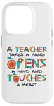 Coque pour iPhone 14 Pro Teacher Takes A Hand Referendar Professeur Pédagogue Professeur