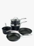 Eaziglide Neverstick2 Aluminium Non-Stick Pan Set, 5 Piece