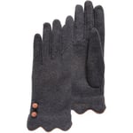 Gants Isotoner  Gants Femme feston gris