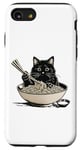 Coque pour iPhone SE (2020) / 7 / 8 Animé Manga Kawaii Style de vie urbain Streetwear Ramen Cat