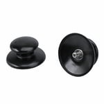 Home Plastic Round Design Skillet Frying Pan Pot Lid Cover Knob Handgrip 2 Pcs