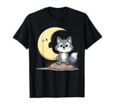 Wolf Howling At The Moon Wildlife Wolves Lovers Men Wolves T-Shirt