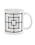 Nine Men'S Morris Coffee Mug Cup Retro Board Game Mill Mills Gamer Gift