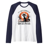 Halloween It's Just a Bunch of Hocus Pocus: Men, Women, Kids Raglan Baseball Tee