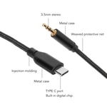 USB C To 3.5mm Sound Cable HiFi Stereo Plug And Play Weaved Type C To AUX Ma MPF