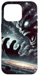 Coque pour iPhone 16 Pro Angry Black Galaxy & Stars Violet Galaxy Night Sky & Stars