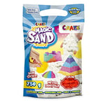 CRAZE MAGIC SAND Sable magique enfant ROUGE Sable coloré 750g Sable a modeler sans gluten Sable cinétique Activites manuelles pour enfants 33630