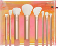 REAL TECHNIQUES The Wanderer Make up Brush Kit, Premium and Professional 8 Midi