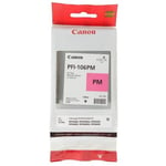 GENUINE CANON PFI 106PM PHOTO MAGENTA ink tank Feb 2023 IMAGEPROGRAF iPF6300