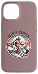 iPhone 15 Retro Vintage Wolf Creek Colorado Ski Resort Winter Skiing Case