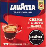 Lavazza A Modo Mio Crema e Gusto Coffee Pods Espresso 36 Capsules