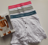 CALVIN KLEIN 3 PACK BOXERBRIEF RRP £42 COTTON STRETCH   SMALL