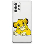 ERT GROUP Coque de téléphone Portable pour Samsung A33 5G Original et sous Licence Officielle Disney Motif Simba & Friends 009 Parfaitement adapté à la Forme du téléphone Portable, partiel imprimé